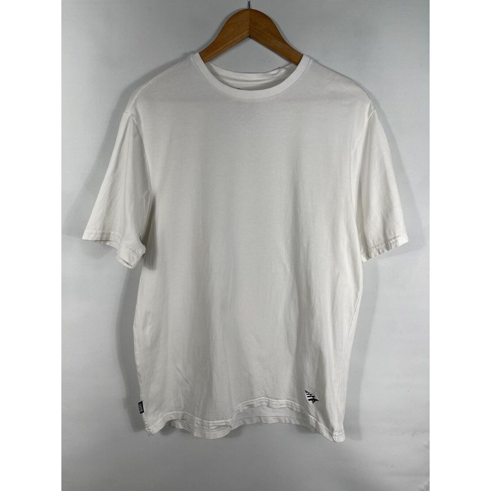 Paper Planes Men's Large White Short Sleeve Crew‎ Neck Stretchy T-Shirt